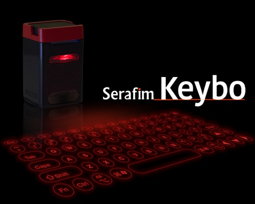 レーザー投影式キーボード「Serafim Keybo」 日本初展開