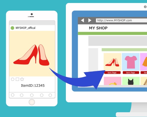 「SNS投稿でEC！ for Instagram」インスタ×ECショップ