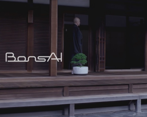 喋って動いておねだりする盆栽「BonsAI(ボンスエーアイ)」