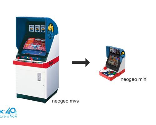 SNKブランド40周年を記念したゲーム機「NEOGEO mini」発表！