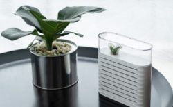 何度でも繰り返し使えるコンパクト除湿器「PLANT」