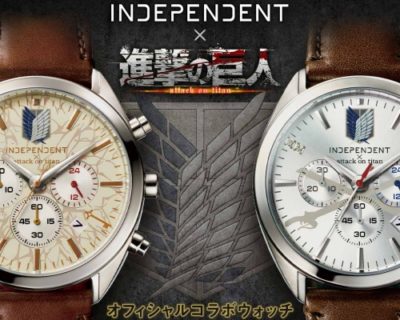 数量限定！「進撃の巨人」とシチズン「INDEPENDENT」のコラボウォッチが登場